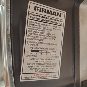 Genuine Firman 171CC Engine & Stator Assy from 3300W Generator NOS Motor