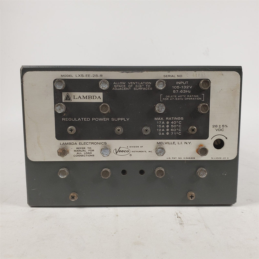 Heavy Duty 28 VDC 17 A Power Supply w/ Overvoltage Protection Lambda LXS-EE-28-R