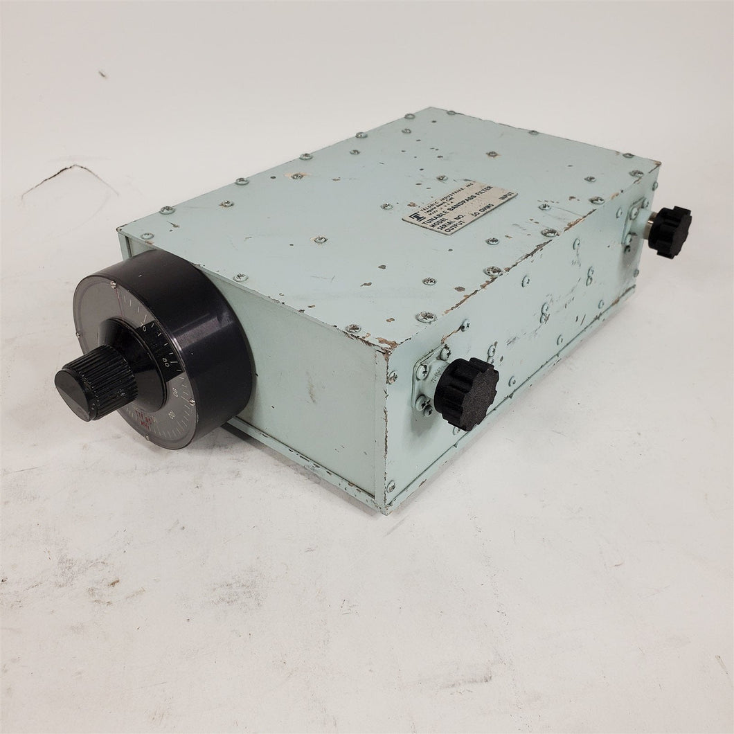 Telonic TTF95-5-5EE Manually Tuned Bandpass Filter 63-125 MHz 5-Section