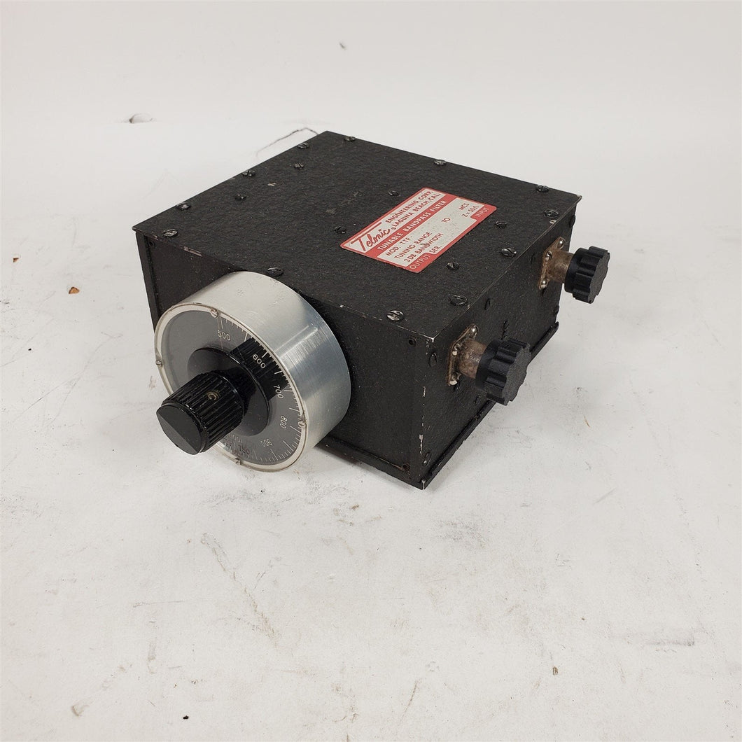 Telonic TTF750-5-3EE Manually Tuned Bandpass Filter .5-1 GHz (500-1000 MHz)
