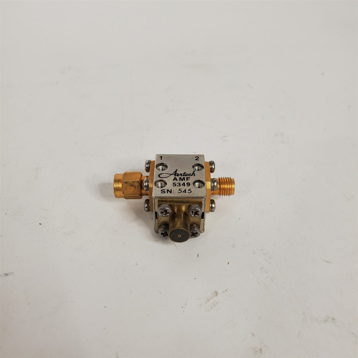 Aertech AMF-5349 Isolator (2)SMC(F) (1)SMC(m) – Vegas Classic Parts
