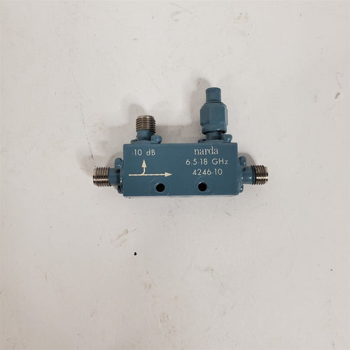 Narda 4246-10 Directional Coupler 6.5-18 GHz 10dB SMA(f)