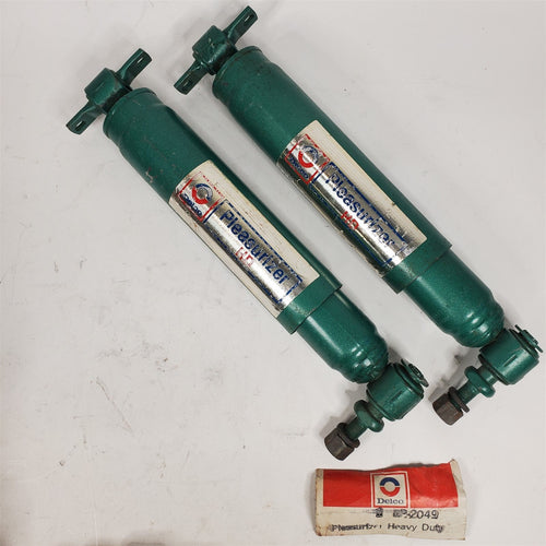 63-70 Buick Chevy Olds...Rear Shock Absorber PAIR Delco Pleasurizer HD P2049 NOS