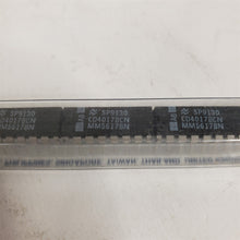 Load image into Gallery viewer, National Semiconductor CD4017BCN IC Decade Counter 10-bit 16DIP NOS 25 pcs Lot