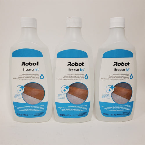 iRobot 4632813 Braava Jet Hard Floor Cleaning Solution 16 oz Lot of 2 new, 1 not