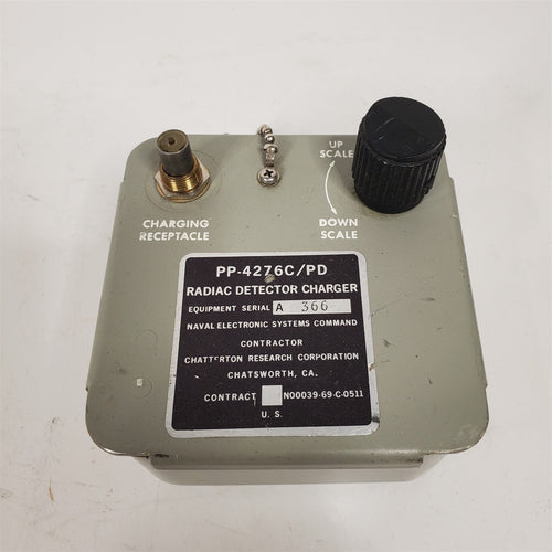 Vintage Rare Radiac Detector Charger Chatterton Research PP-4267C/PD