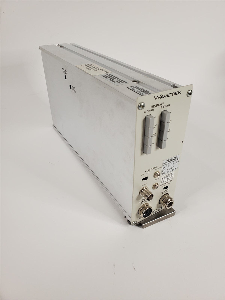 Wavetek 1038-H13 Horizontal Memory Log Amp Plug-In for 1038 Network An ...