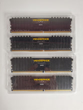 Load image into Gallery viewer, Corsair Vengeance LPX 32GB (4 X 8GB) DDR4 Dram 3200mhz Memory - 4 Pieces Black