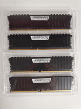 Load image into Gallery viewer, Corsair Vengeance LPX 32GB (4 X 8GB) DDR4 Dram 3200mhz Memory - 4 Pieces Black