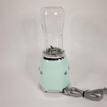 Load image into Gallery viewer, SMEG Retro 50&#39;s Personal Blender w/ 1 Bottle PBF01PGUS, Pastel Green, Medium