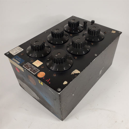 Decade Resistor 6-Dial 10K to 0.01 Ohms Leeds & Northrup 4749 US Navy Antique