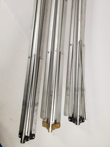 Lot of 3 Lowel Tota-System Tota-Frame Pro Lighting Stands / Tripods 3.5' - 9'