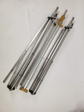 Load image into Gallery viewer, Lot of 3 Lowel Tota-System Tota-Frame Pro Lighting Stands / Tripods 3.5&#39; - 9&#39;