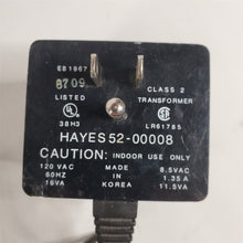 Load image into Gallery viewer, Vintage Hayes 52-00008 Modem Power Adapter - 8.5 VAC 1.35 A