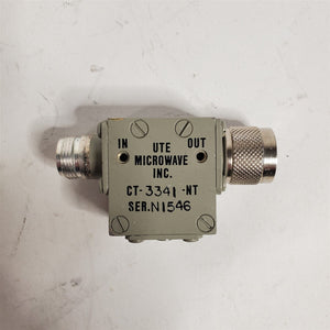 UTE Microwave CT-3341-NT Noise Source 2.7-2.9 GHz 25 dB ENR