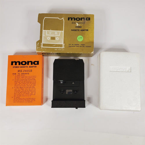 Mona MK-703SR 8-Track to Cassette Tape Adapter Player w/ Box