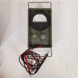 Military Multimeter AN/URC-105C ME-77C/U Tested Working Clean Battery Terminals