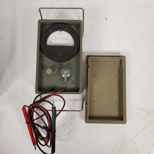 Military Multimeter AN/URC-105C ME-77C/U Tested Working Clean Battery Terminals