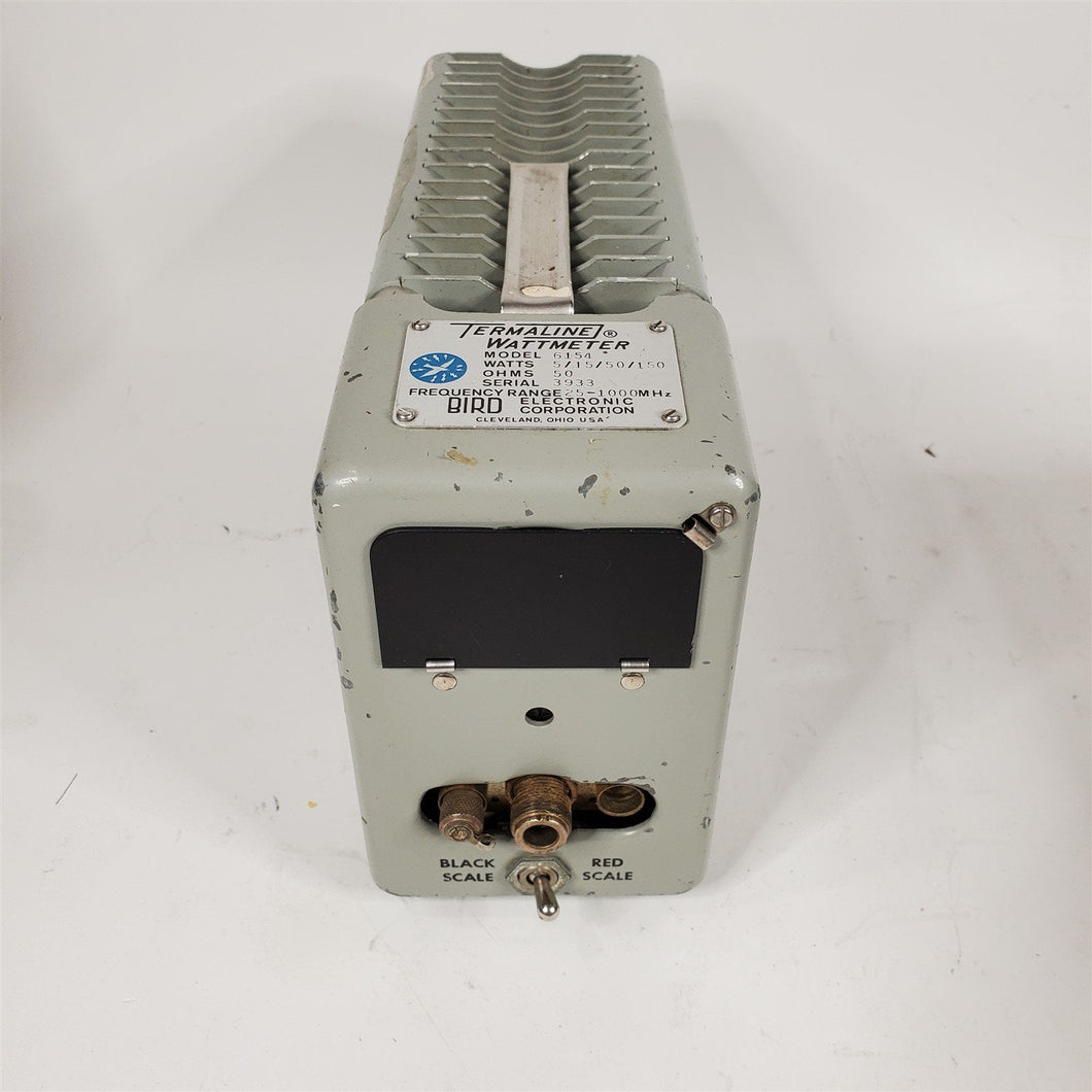 RF Terminated Wattmeter 5/15/50/150 Watt 50 Ohms 25-1000 MHz Bird Termaline 6154