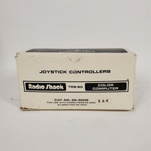 Load image into Gallery viewer, Vtg Original 2 Joystick Controllers Radio Shack TRS-80 Color Computer 26-3008