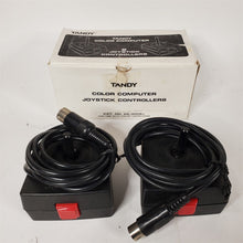 Load image into Gallery viewer, Vtg Original 2 Joystick Controllers Radio Shack TRS-80 Color Computer 26-3008A