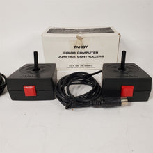 Load image into Gallery viewer, Vtg Original 2 Joystick Controllers Radio Shack TRS-80 Color Computer 26-3008A
