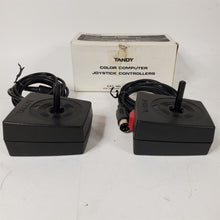Load image into Gallery viewer, Vtg Original 2 Joystick Controllers Radio Shack TRS-80 Color Computer 26-3008A
