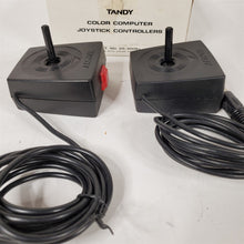 Load image into Gallery viewer, Vtg Original 2 Joystick Controllers Radio Shack TRS-80 Color Computer 26-3008A