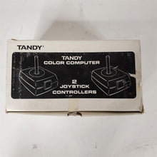 Load image into Gallery viewer, Vtg Original 2 Joystick Controllers Radio Shack TRS-80 Color Computer 26-3008A