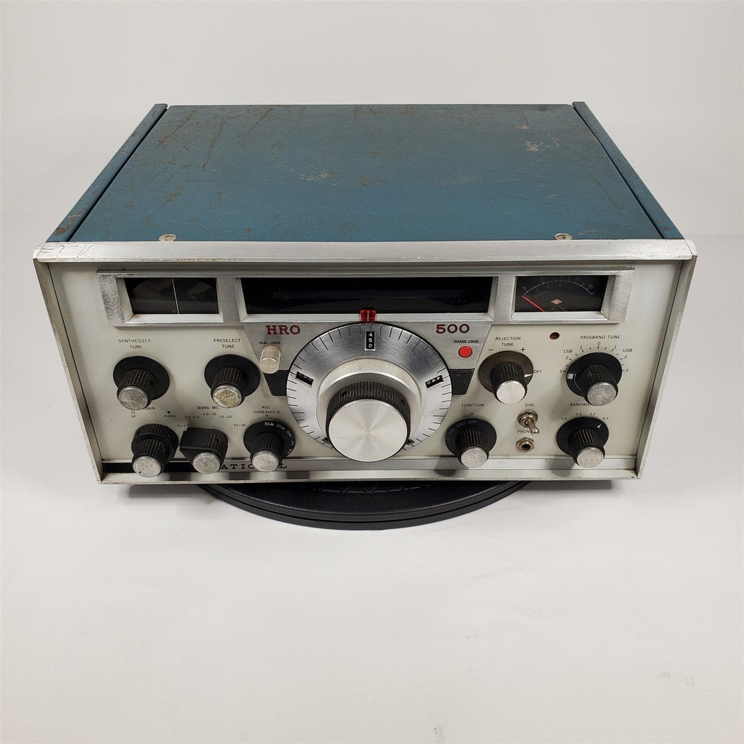 National HRO-500 Ham Radio Receiver Untested - AS-IS