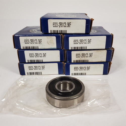 SKF 6303-2RS1/C3 Bearings Pack of 7