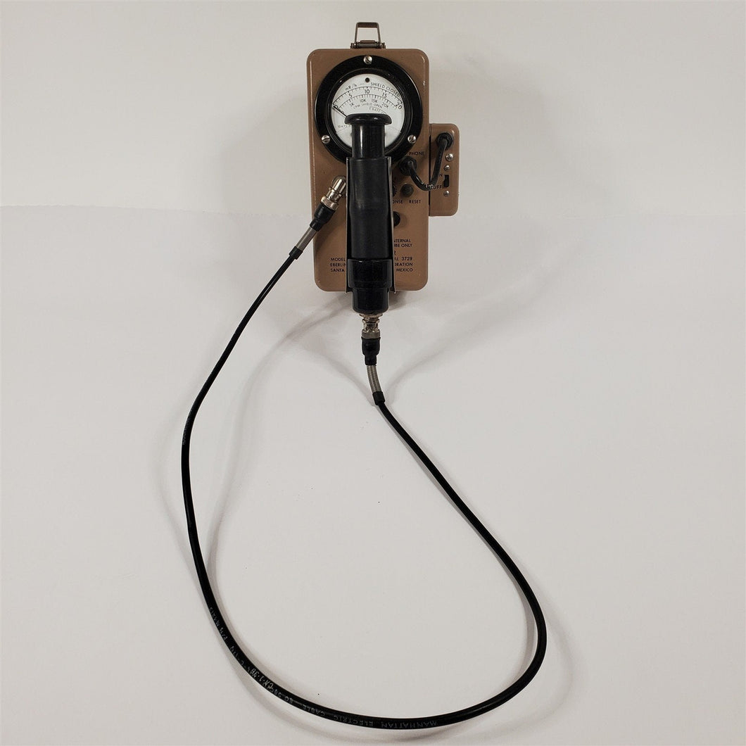 Eberline E-520 Geiger Counter w/ SK-1 Speaker & HP-270 Probe - Tested, See Video