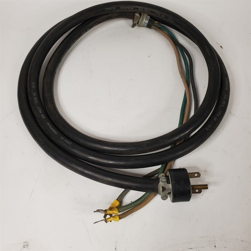 Original AC Power Cord Cable from a Collins 30S-1 RF Amplifier 609-0682-001