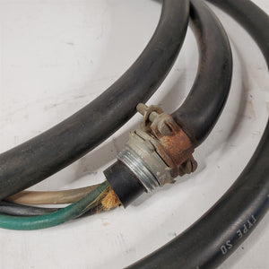 Original AC Power Cord Cable from a Collins 30S-1 RF Amplifier 609-0682-001