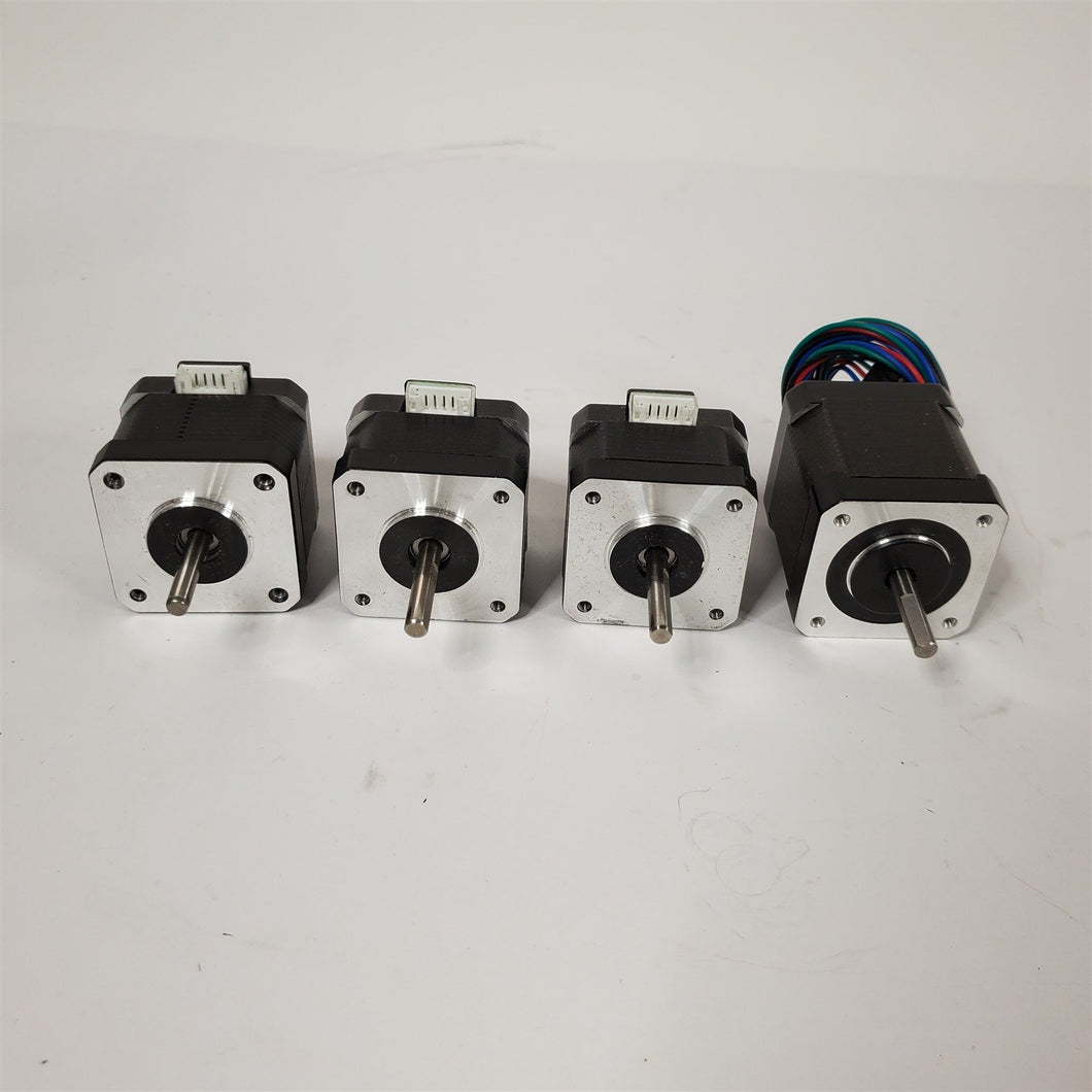 Lot [4] Nema17 Stepper Motors[1]StepperOnline 17HS19-2004S1[3]Sculpfun 17HS3401S