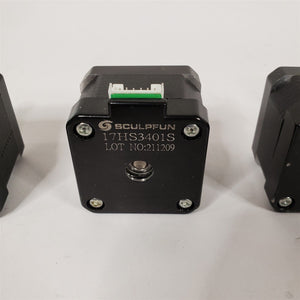 Lot [4] Nema17 Stepper Motors[1]StepperOnline 17HS19-2004S1[3]Sculpfun 17HS3401S