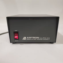 Load image into Gallery viewer, Astron RS-4A Regulated DC Power Supply 13.8 VDC 3A Cont 4A ICS 50% Duty Cycle