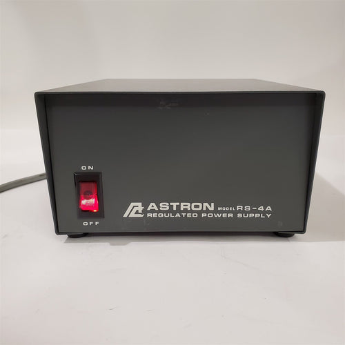 Astron RS-4A Regulated DC Power Supply 13.8 VDC 3A Cont 4A ICS 50% Duty Cycle