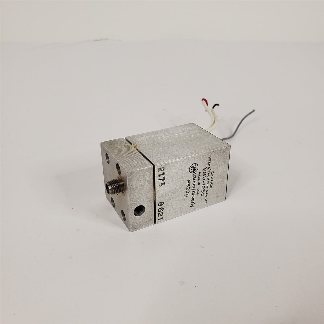 Varian / Beverly VMU-1255 Coaxial Beacon Magnetron Ku Band 16.2-16.3 GHz 350W