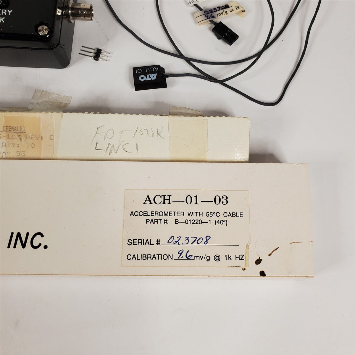 ATOCHEM ACH-01 Accelerometer &IB-ACH-01 Interface Amplifier Kit Vibrat ...