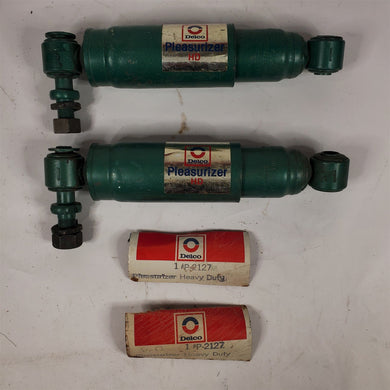73 1973 Chevy GMC Truck Van Front Shock Absorber PAIR Delco Pleasurizer HD P2127