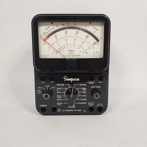 SIMPSON 260 Series 7M Volt Ohm Milliammeter AC DC VOM Meter #2