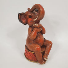 Load image into Gallery viewer, Vtg 1979 Progressive Art Products Circus Elephant Figurine Chalkware Trunk Up