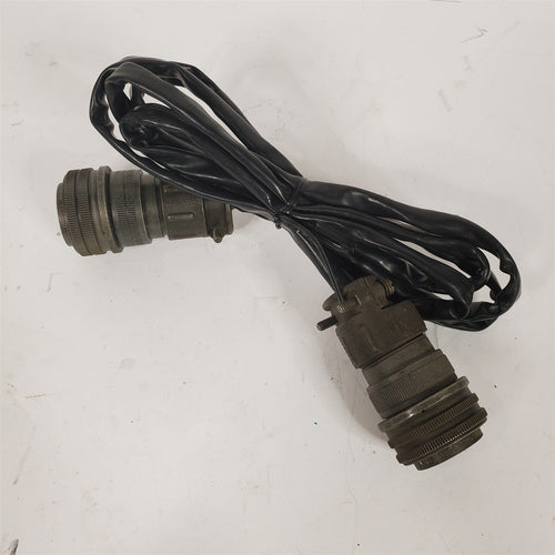 Military 6' 2-Pin Radio Cable Amphenol MS3106A22-11P [m] To MS3106A22-11S [f]