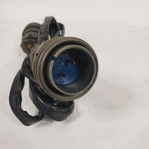 Military 6' 2-Pin Radio Cable Amphenol MS3106A22-11P [m] To MS3106A22-11S [f]