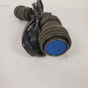 Military 6' 2-Pin Radio Cable Amphenol MS3106A22-11P [m] To MS3106A22-11S [f]
