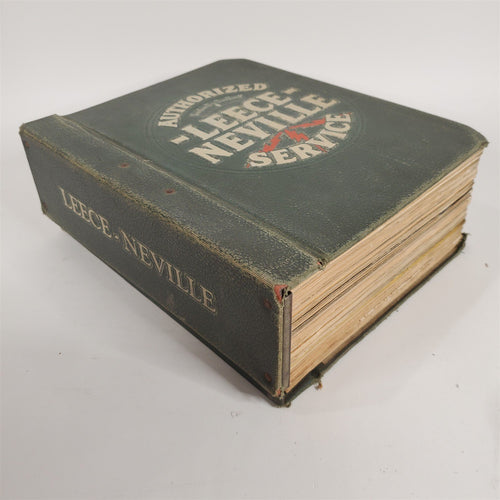 Huge 1950s-1970 Leece Neville Electrical Car Parts & Maintenance Catalog Thick!