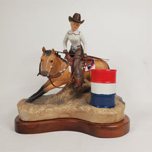 Load image into Gallery viewer, VTG 1981 Ski Country Barrel Racer Large Porcelain EMPTY Ltd. Ed. Decanter #2