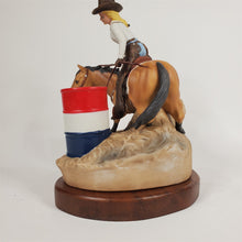 Load image into Gallery viewer, VTG 1981 Ski Country Barrel Racer Large Porcelain EMPTY Ltd. Ed. Decanter #2