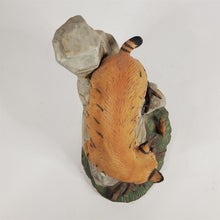 Load image into Gallery viewer, VTG 1980 Ski Country Bobcat &amp; Chipmunk Large Porcelain EMPTY Ltd. Ed. Decanter